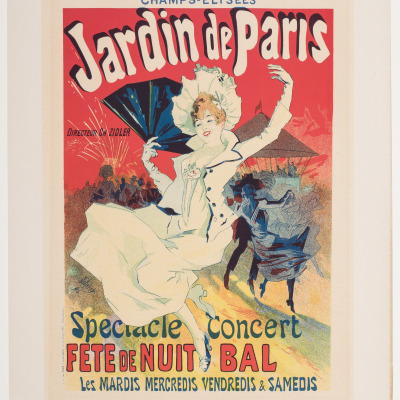 Poster, Jardin de Paris