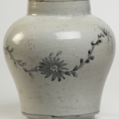 Jar with Chrysanthemum and Butterfly Designs