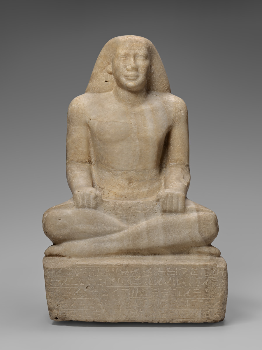 Egyptian Seated Scribe Statue Reproduction