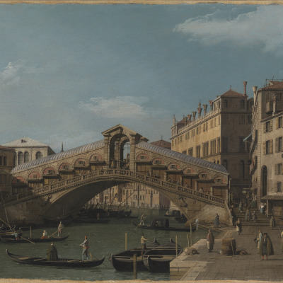 Grand Canal: The Rialto Bridge from the South