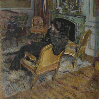 The Gilded Chair, Madame Georges Feydeau and her Son