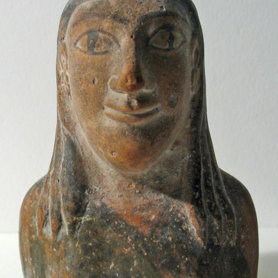 Aryballos (Oil Bottle) in the Shape of a Female Bust