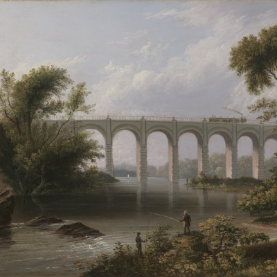 Viaduct on the Baltimore and Washington Railroad