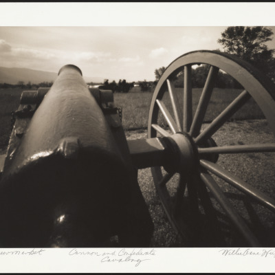 New Market:  Cannon and Confederate Cavalry
