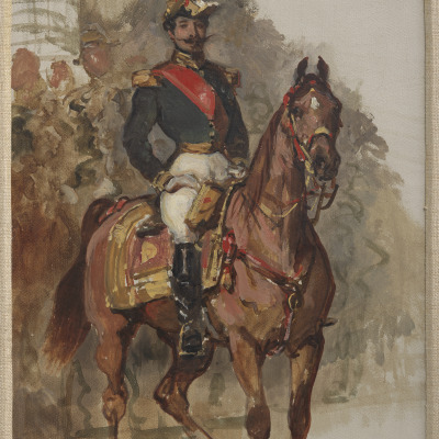 Napoleon III on Horseback