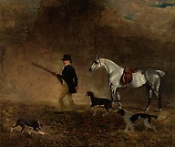 Colonel Henry Campbell Shooting on a Moor