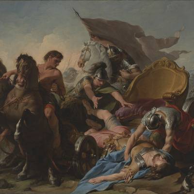 Antiochus Falling from His Chariot