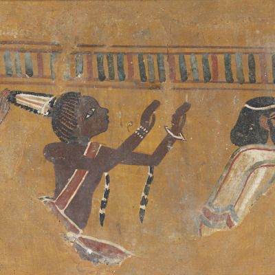 Wall-Painting of a Nubian and Assyrian from Tomb