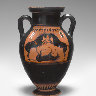 Black-Figure Amphora (Storage Vessel)