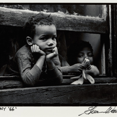 Boys with Banana by the Window, Bronx, NY