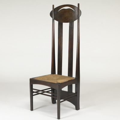 Side Chair (for Luncheon Room, Miss Cranston's Tea Rooms, Argyle Street, Glasgow, Scotland)