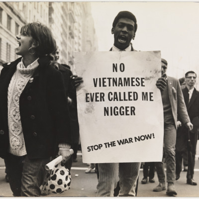 First Anti-Vietname War Rally, Marchers on Madison Avenue, April 15, 1967
