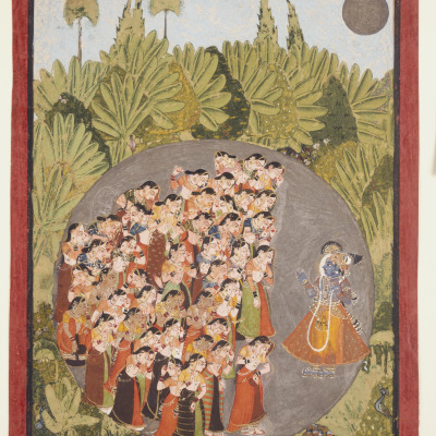 Krishna Admonishes the Gopis