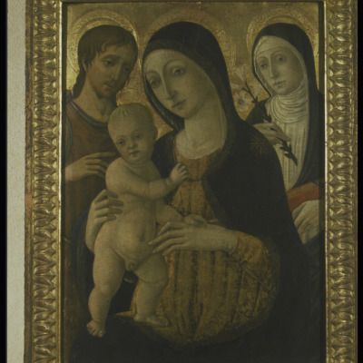 Madonna and Child with Saints John the Baptist and Catherine of Siena