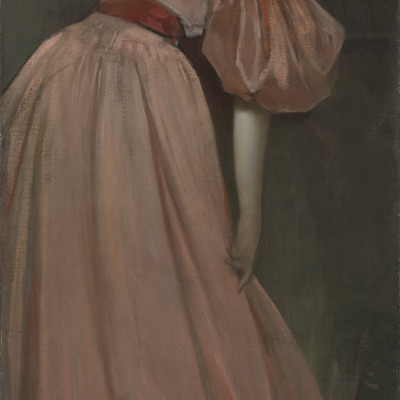 Portrait Study in Pink (The Pink Gown)