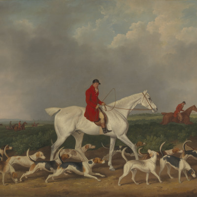 Jonathan Griffin, Huntsman to the Earl of Derby's Staghounds on Spanker