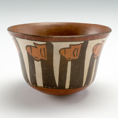 Bowl Decorated with Trophy Heads