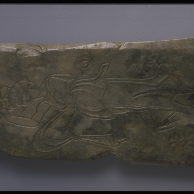 Plaque Engraved with Female Figure