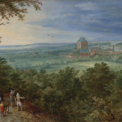 Extensive Landscape with View of the Castle of Mariemont