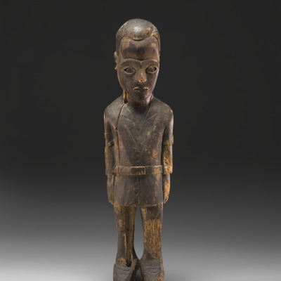 Chief's or Diviner's Figure representing the Belgian Colonial Officer, Maximilien Balot