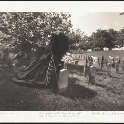 Richmond:  Confederate Widow at Hollywood Cemetery