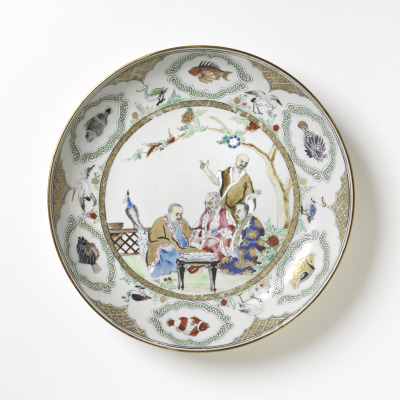Plate with Scene of Doctors' Visit