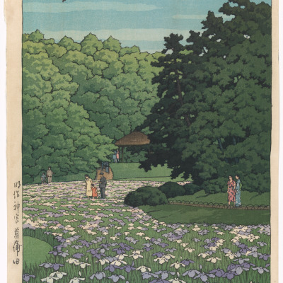 Iris Garden at Meiji Shrine