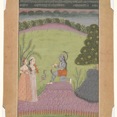 Page from a Ragamala Series: Asavari Ragini