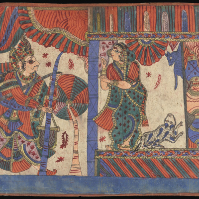 Scene from a Ramayana Series: Rama Kills the Demon Maricha