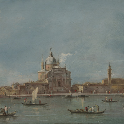 View of the Island of Giudecca with the Church of Il Santissimo Redentore